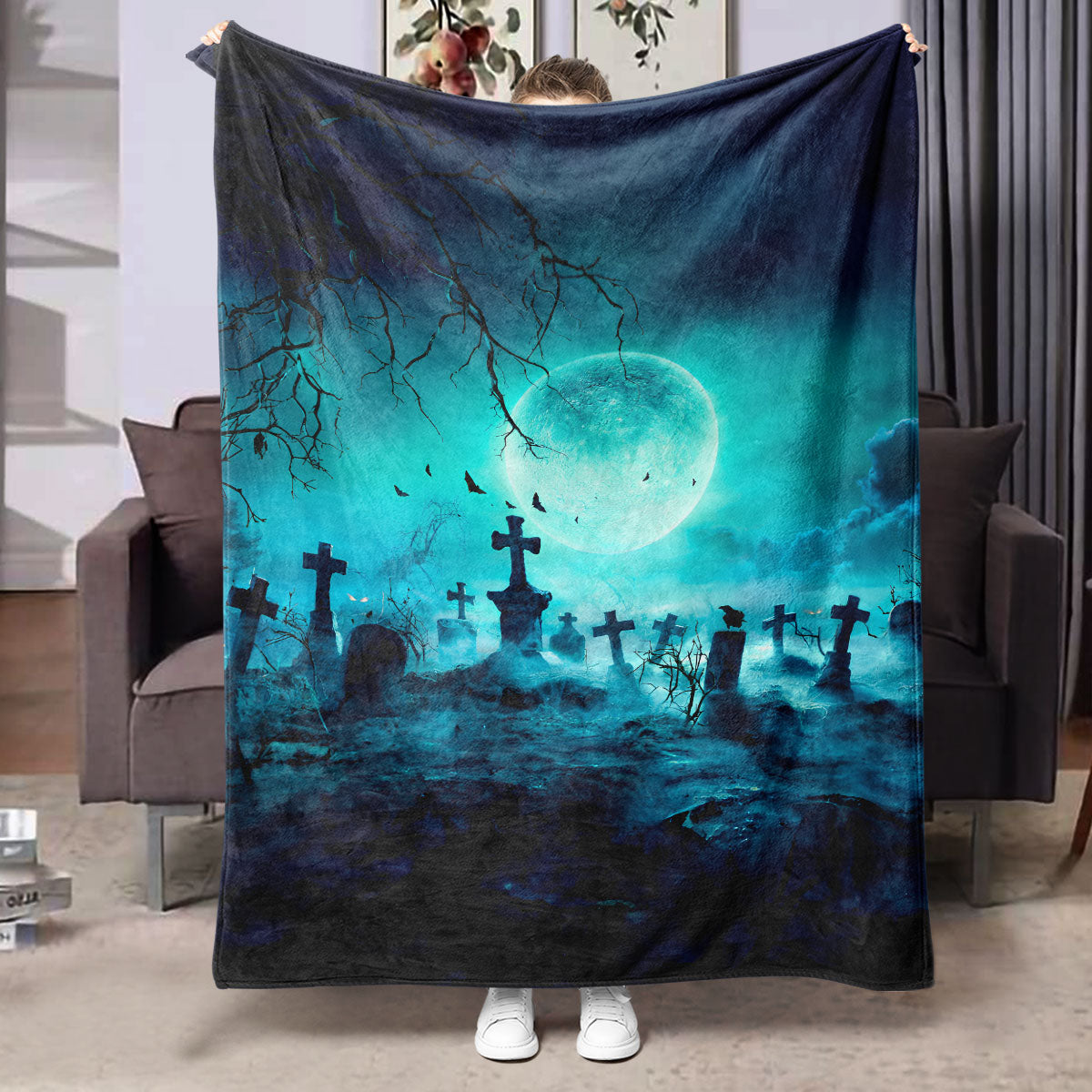 Halloween Printed Flannel Blanket