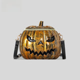 Halloween Pumpkin Head Shoulder Crossbody Bag