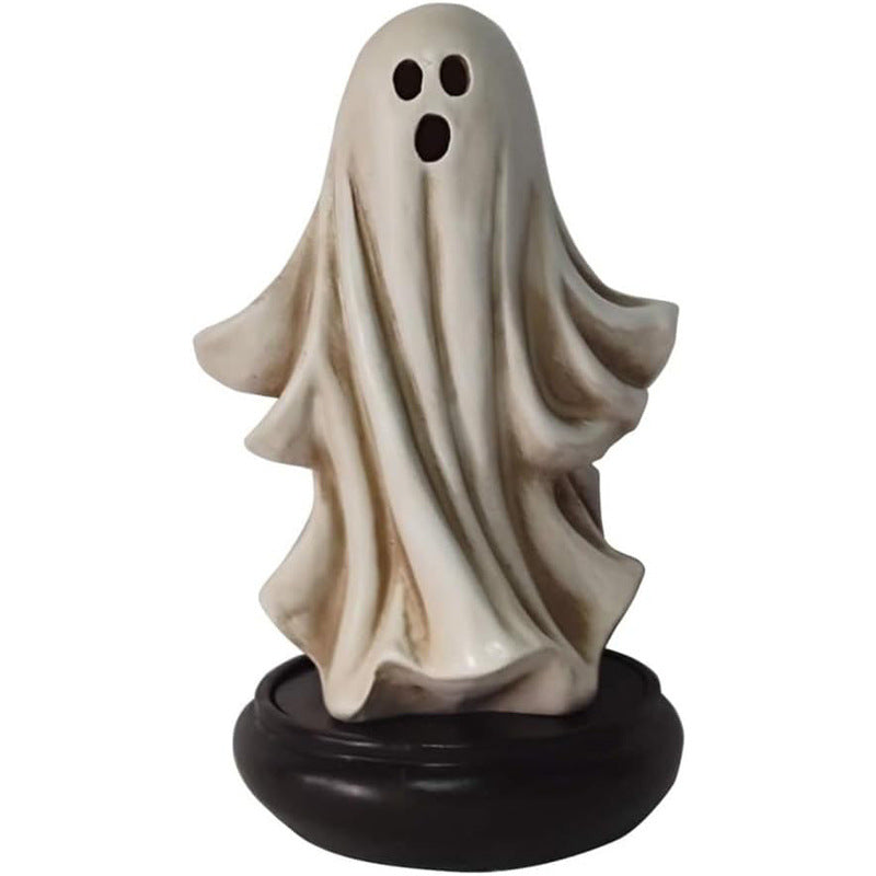 Ghost Incense Holder Halloween Decor - Resin