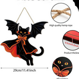 Halloween Wooden Door Sign