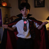 Halloween Light-Up Eyeball Tie - Non-woven fabric