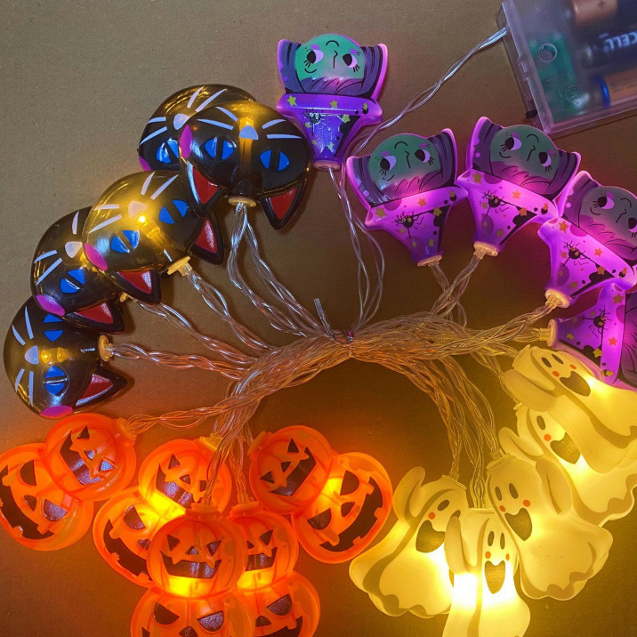 Halloween LED String Lights Pumpkin Ghost Decor