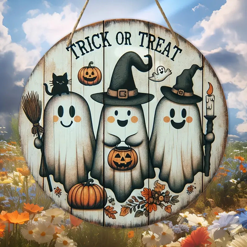 Halloween Wooden Sign - Boxwood