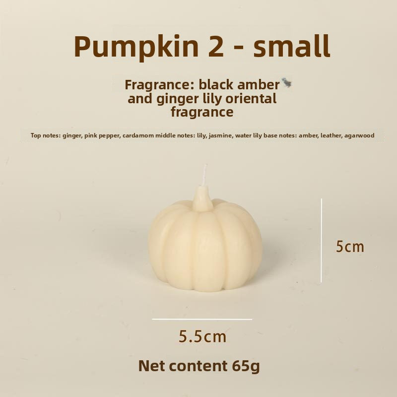 Halloween Pumpkin-Shaped Scented Candles