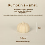 Halloween Pumpkin-Shaped Scented Candles