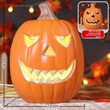 Halloween Light-Up Pumpkin Lantern - Plastic