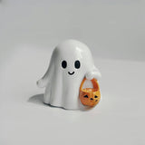 Halloween White Ghost Resin Ornament
