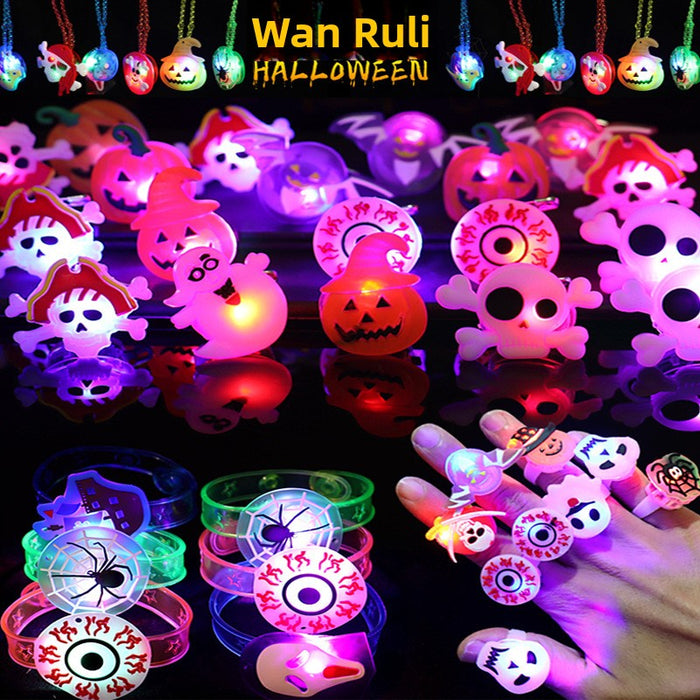 Halloween and Christmas LED Light-Up Accessories - Plastic