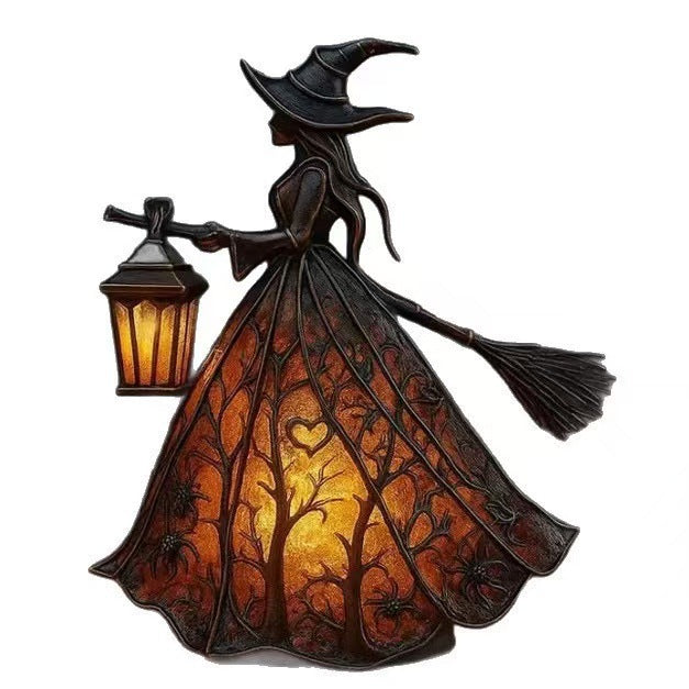 Halloween Gothic Witch Lights - Resin