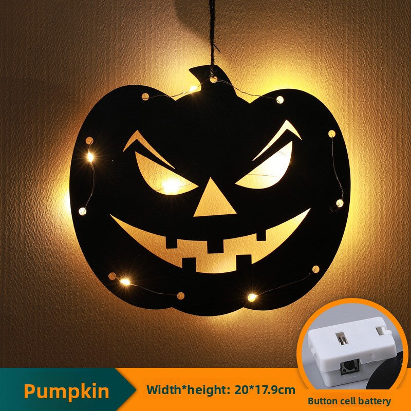 Halloween Light-Up Hanging Decorations - Plastic