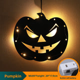 Halloween Light-Up Hanging Decorations - Plastic