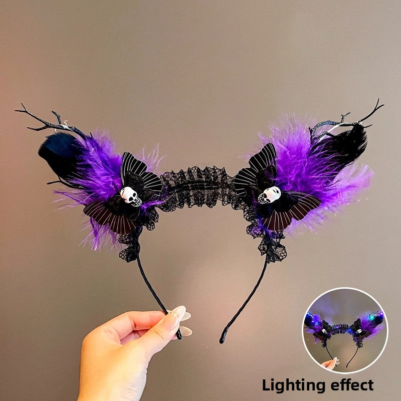 Halloween Pumpkin Headband and Hair Accessories