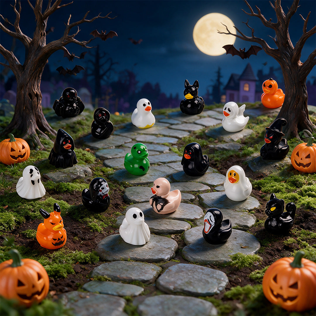 Halloween Duck Ornaments - Resin
