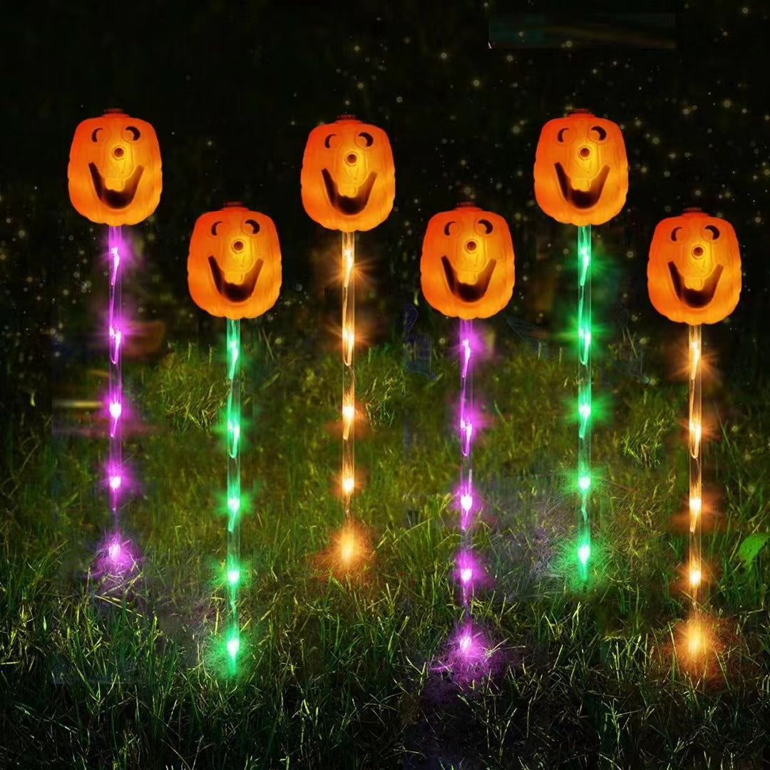 Halloween Solar Pumpkin Garden Stake Light