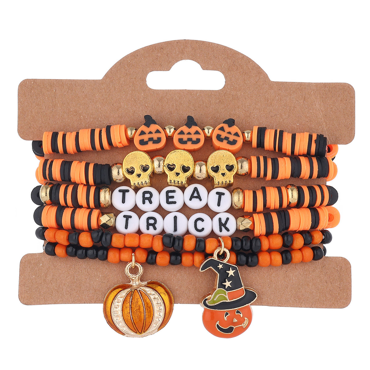 Halloween Alloy Charm Bracelet