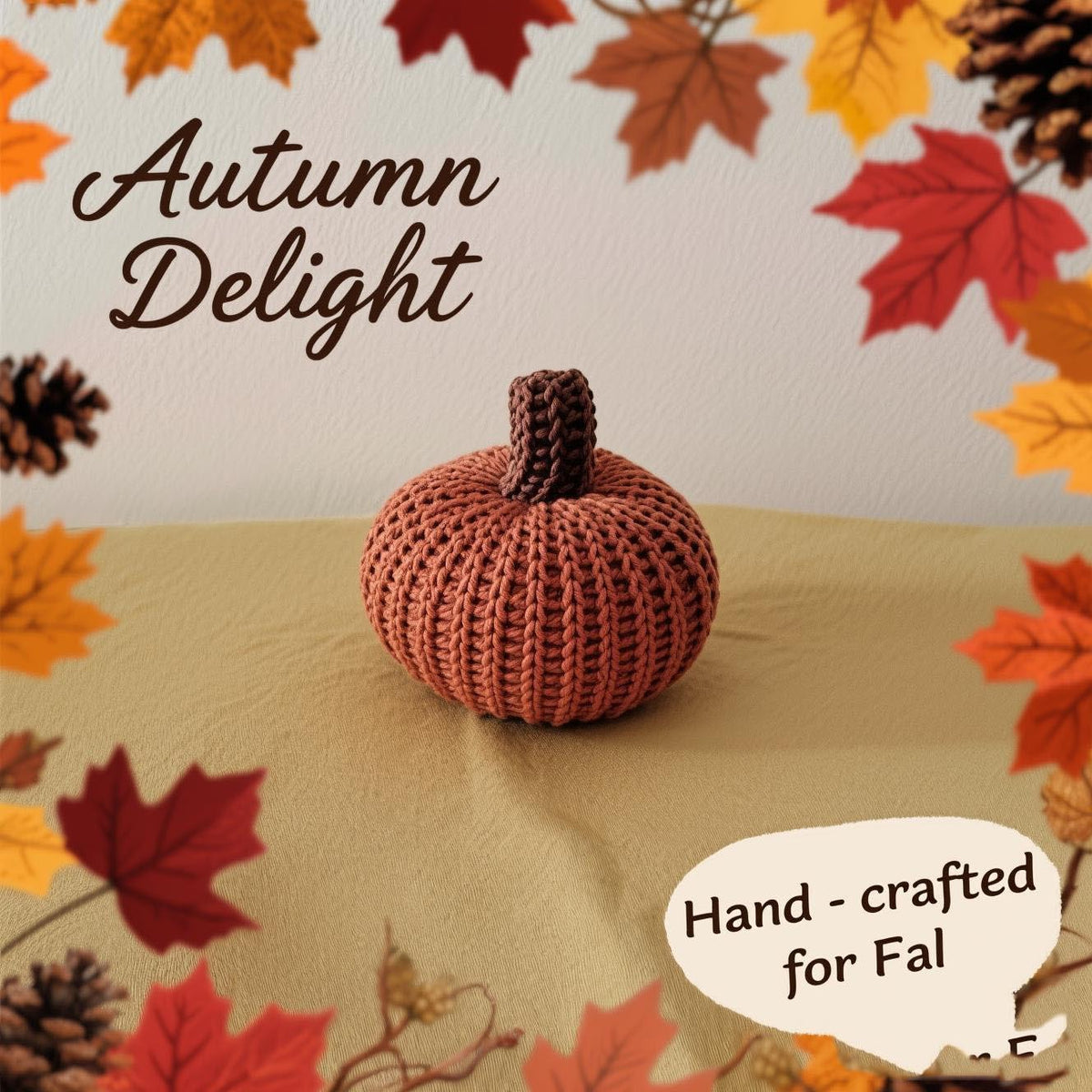 Halloween Fabric Pumpkin Decoration - Polyester