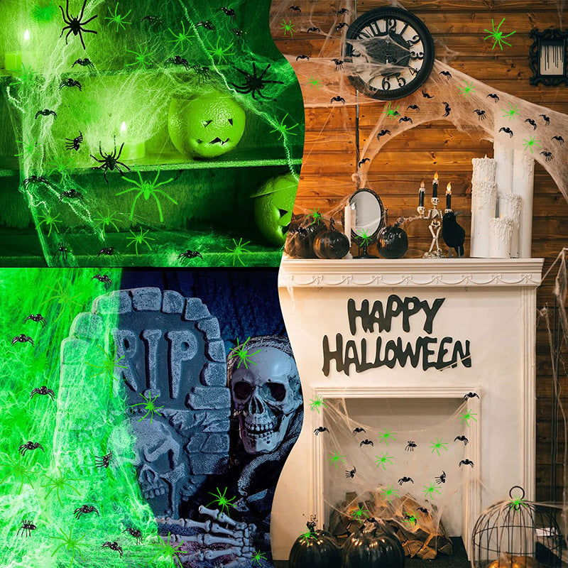 Halloween Glow-in-the-Dark Plastic Spider