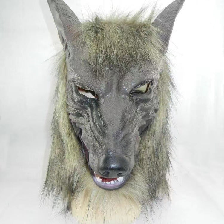Halloween Wolf Costume Mask and Glove Accessories - Latex