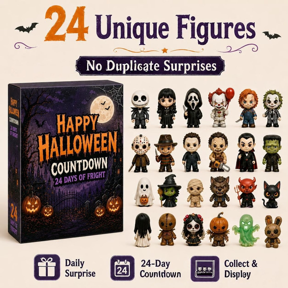 Halloween Acrylic Countdown Calendar