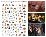 Halloween Nail Stickers - Vinyl