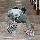 Halloween Sound-Activated Crawling Ghost with Lights