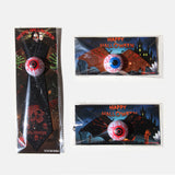 Halloween Light-Up Eyeball Tie - Non-woven fabric