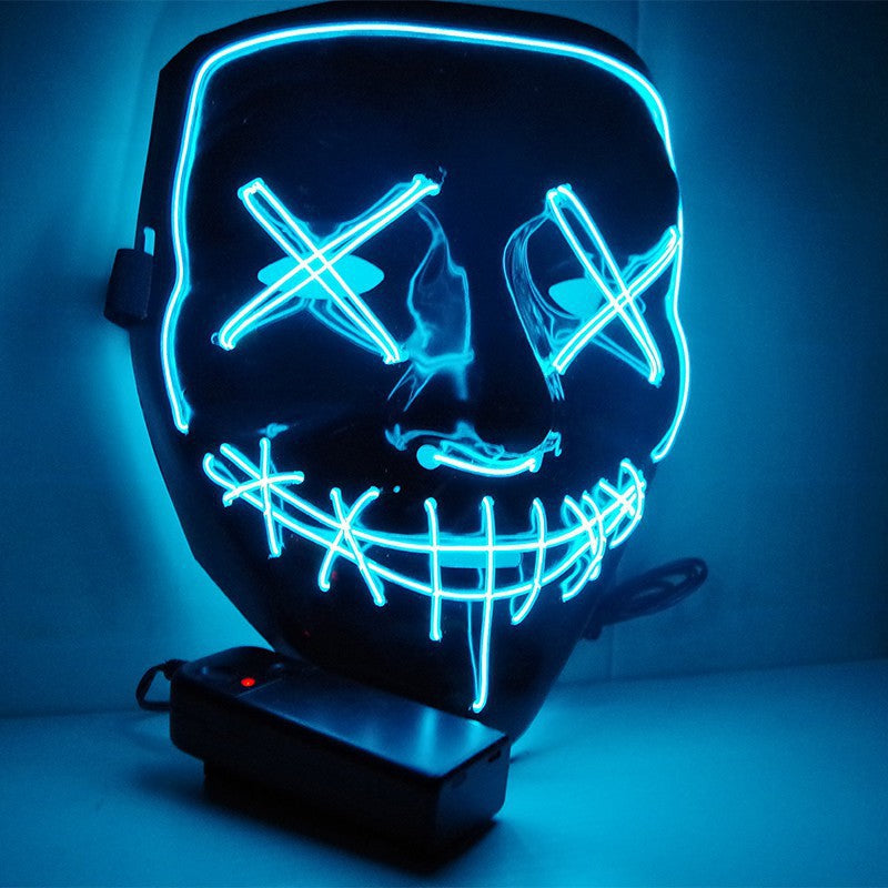 Halloween LED V-Shaped Mask - PVC