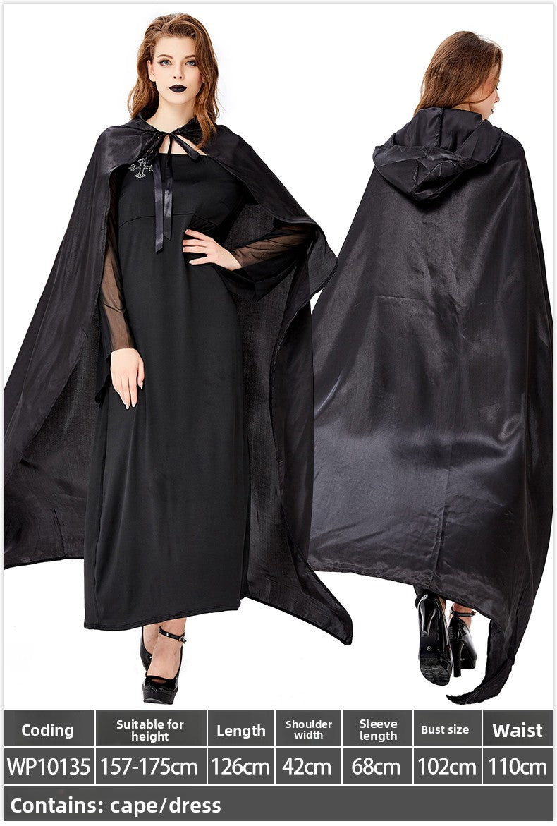 Halloween Witch Costume Dress - Cotton
