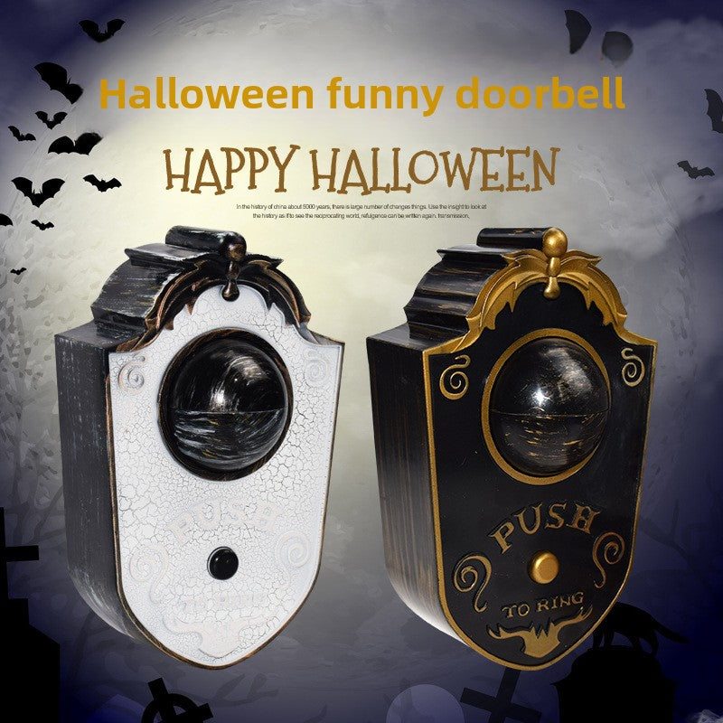 Halloween One-Eyed Doorbell Decoration with Sound - Plastic