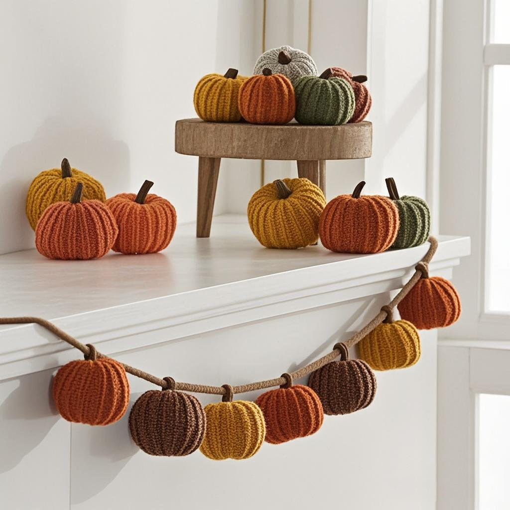 Halloween Fabric Pumpkin Decoration - Polyester