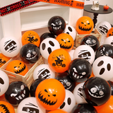 Halloween Latex Balloons Pumpkin Ghost Skull Party Decoration