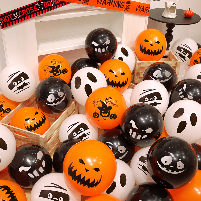 Halloween Latex Balloons Pumpkin Ghost Skull Party Decoration