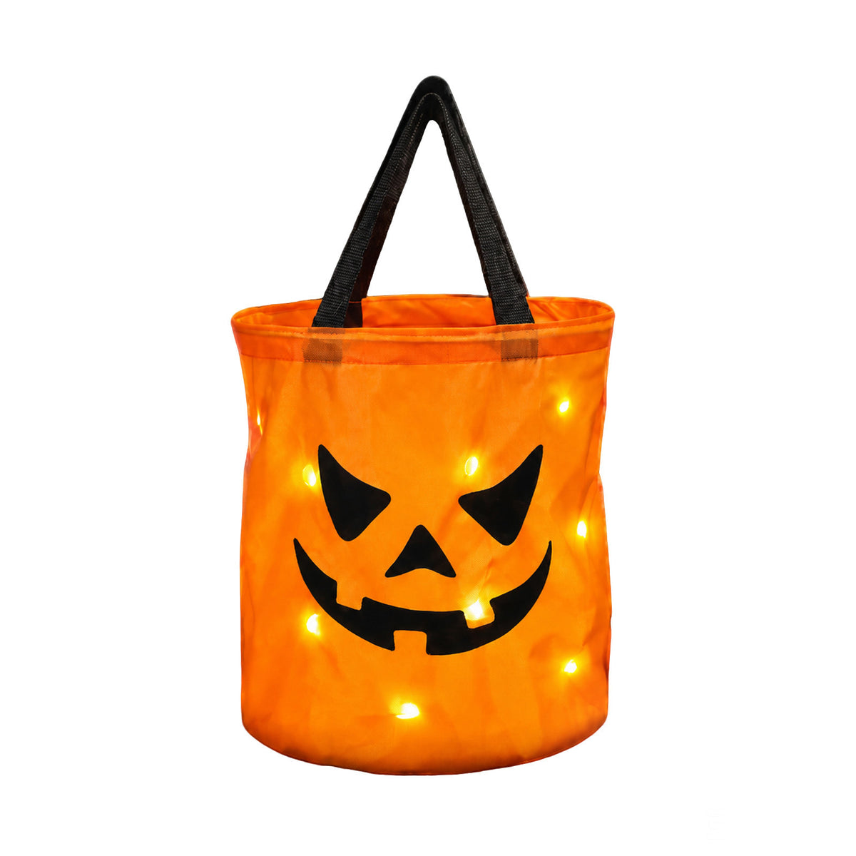Halloween LED Pumpkin Candy Bucket