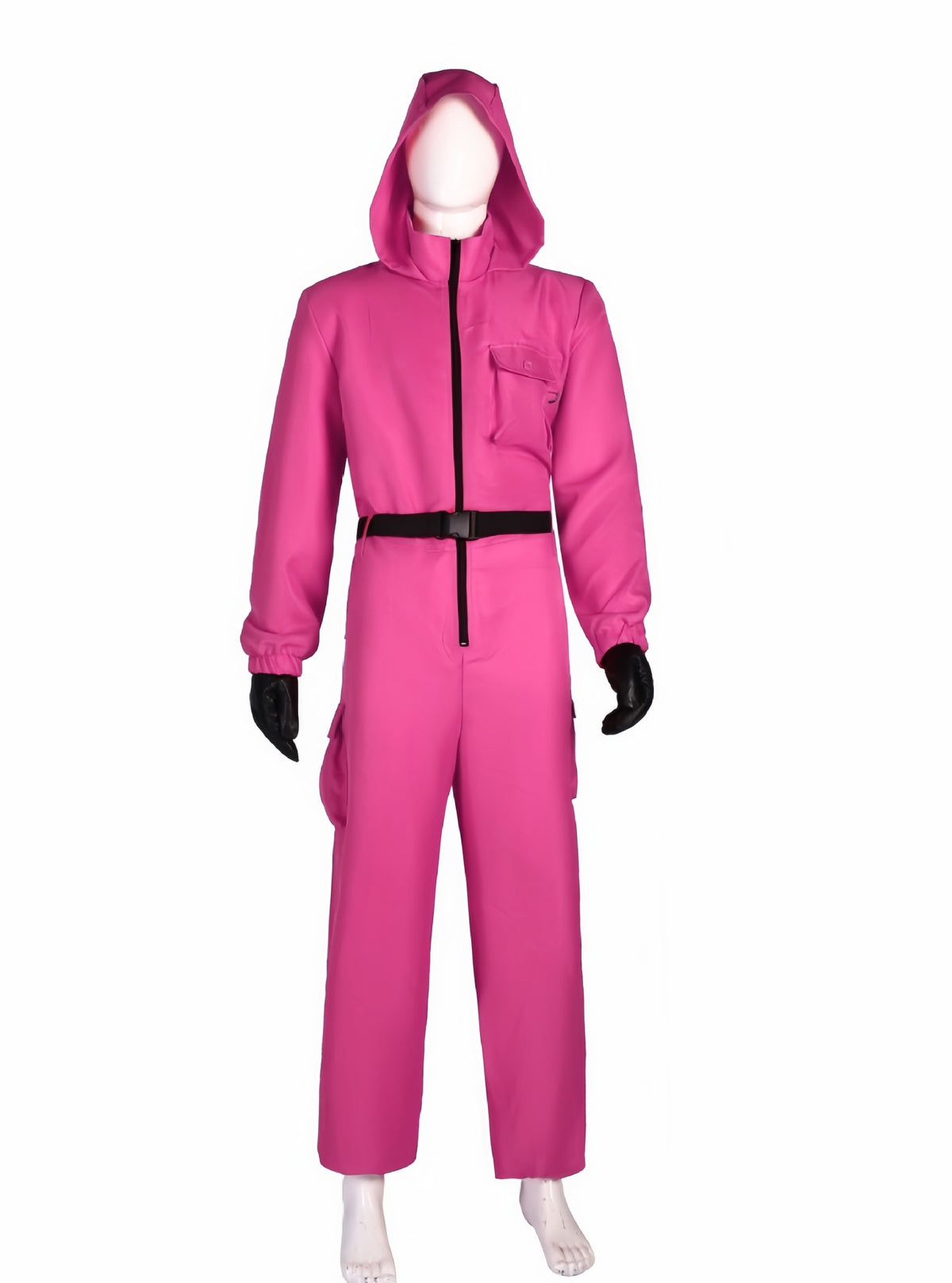 Halloween Hooded Jumpsuit Costume and Accessories