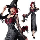 Halloween Gothic Black Costume Dress