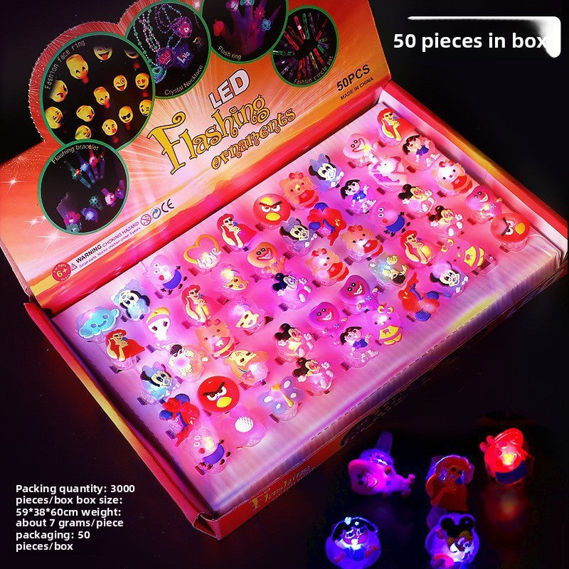 Halloween and Christmas LED Party Rings - Plastic