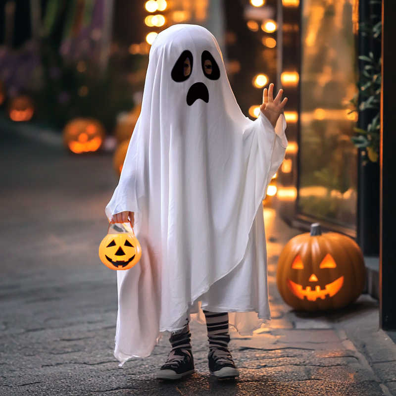 Halloween Flannel Ghost Costume
