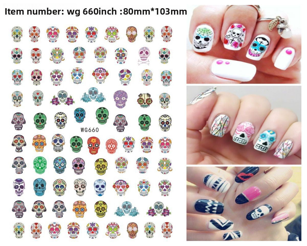 Halloween Nail Stickers - Vinyl