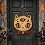 Halloween Wooden Door Sign