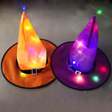 Halloween LED Witch Hat - Cloth