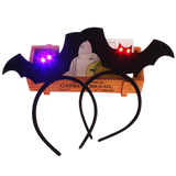 Halloween Glowing Bat Headbands - Cloth