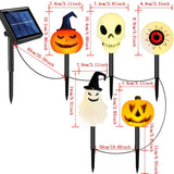 Halloween Solar Pumpkin Garden Stake Light