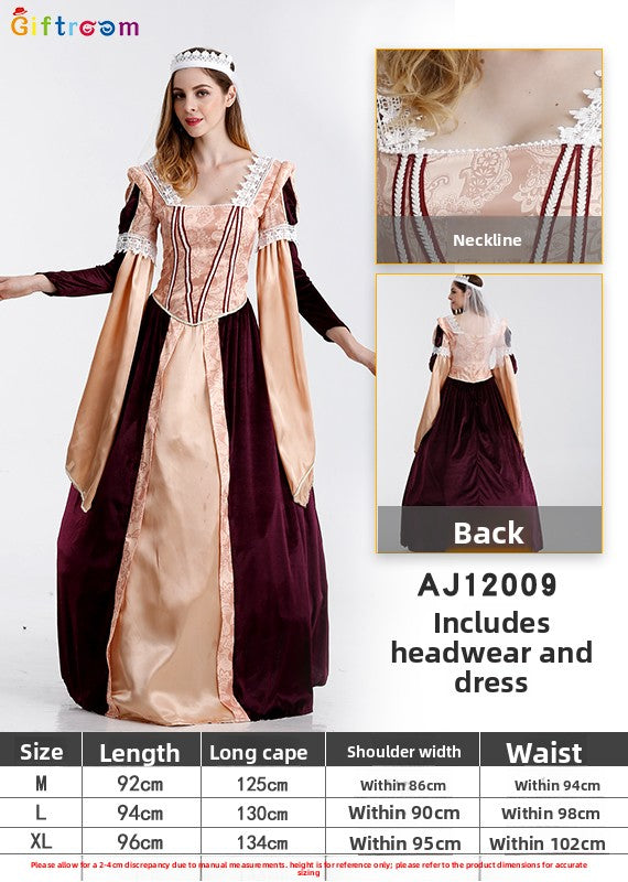 Halloween Witch Costume Dress - Cotton