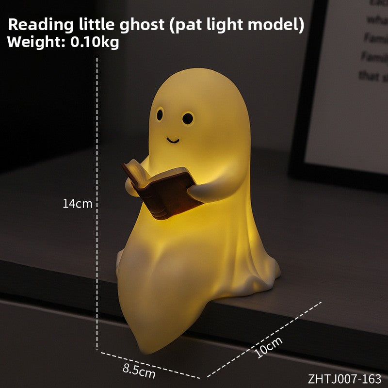 Halloween Reading Ghost Night Light