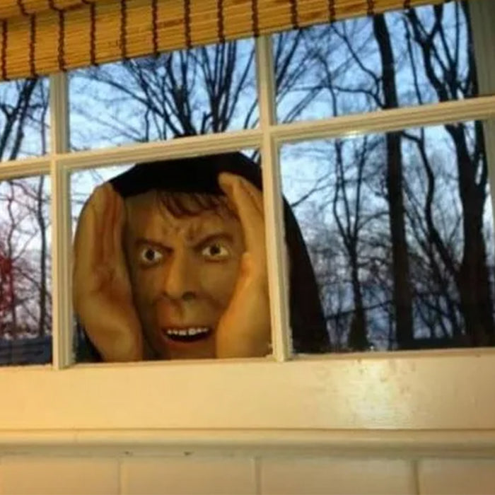 Halloween Peeping Character Hanging Decoration - Latex