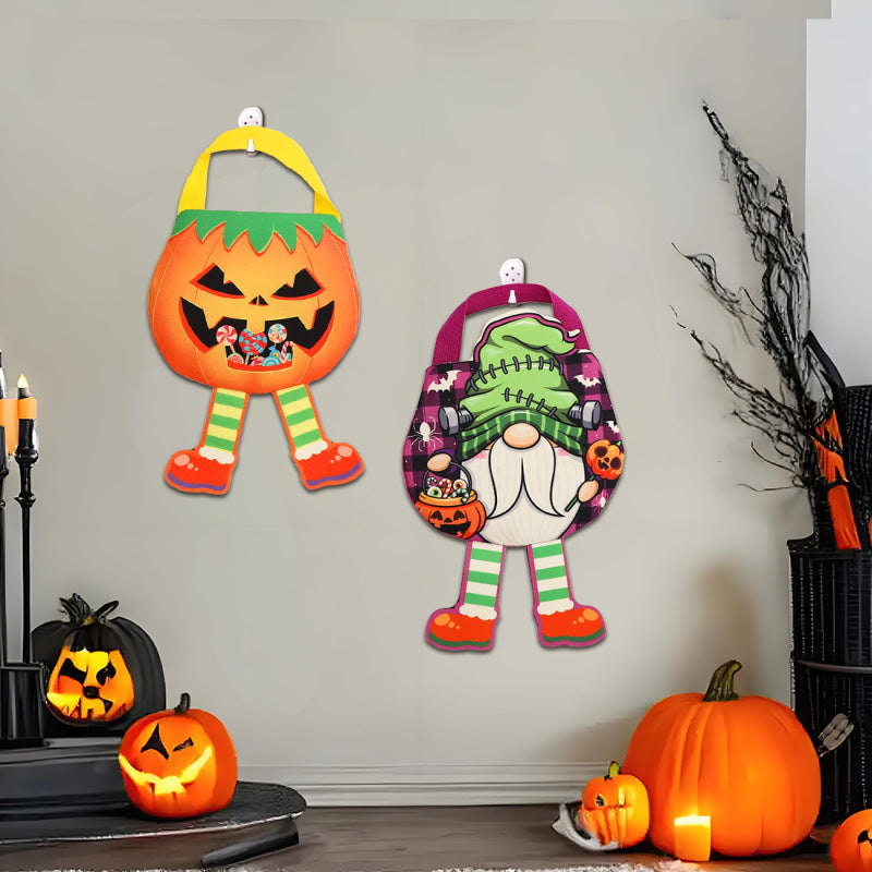 Halloween Pumpkin Print Trick-or-Treat Bag