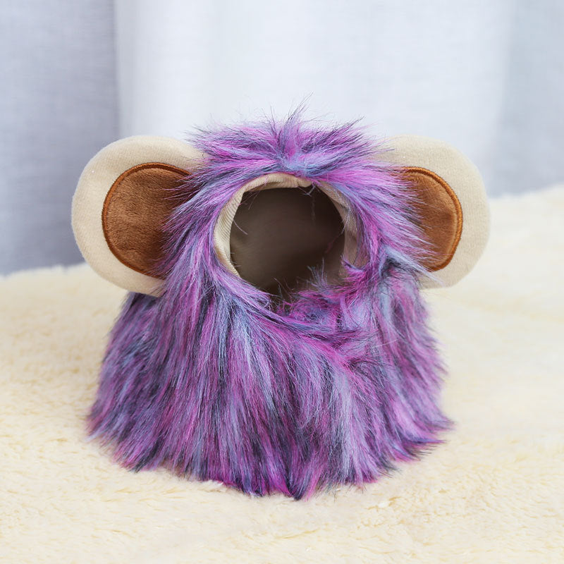 Halloween Lion Mane Hat for Dogs and Cats - Acrylic