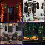 Halloween Glow-in-the-Dark Hanging Ghost Decoration - Cloth