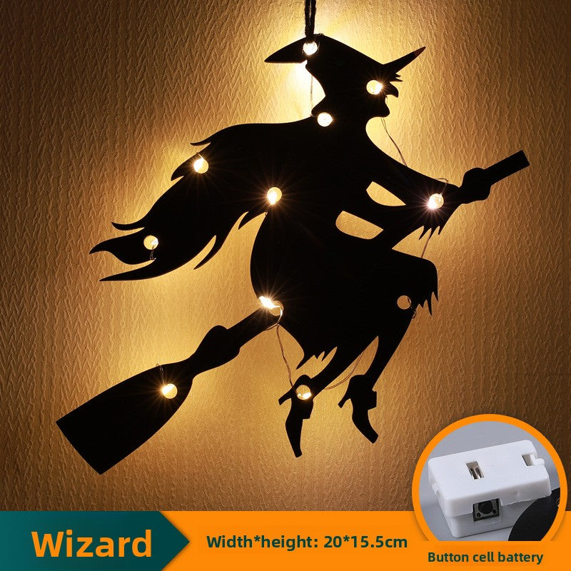 Halloween Light-Up Hanging Decorations - Plastic