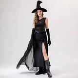 Halloween Costume Dress with Hat and Gloves